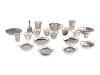 20 Chinese Export Silver Wares