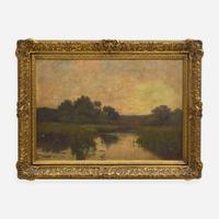 Attributed to Franklin B. De Haven (American, 1856–1934) Marsh at Sunset