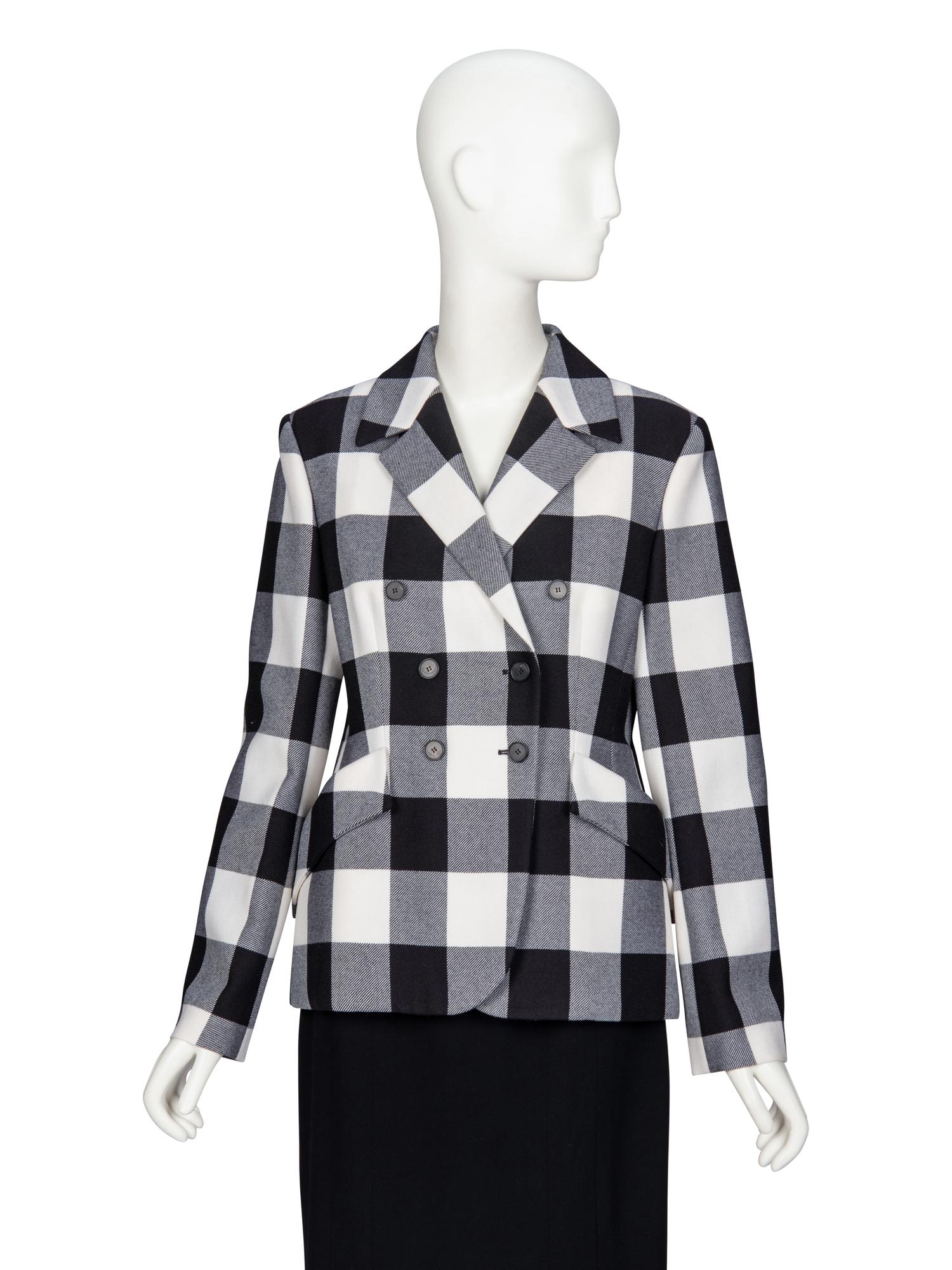 Christian Dior by Maria Grazia Chiuri, Buffalo Plaid Bar Jacket
