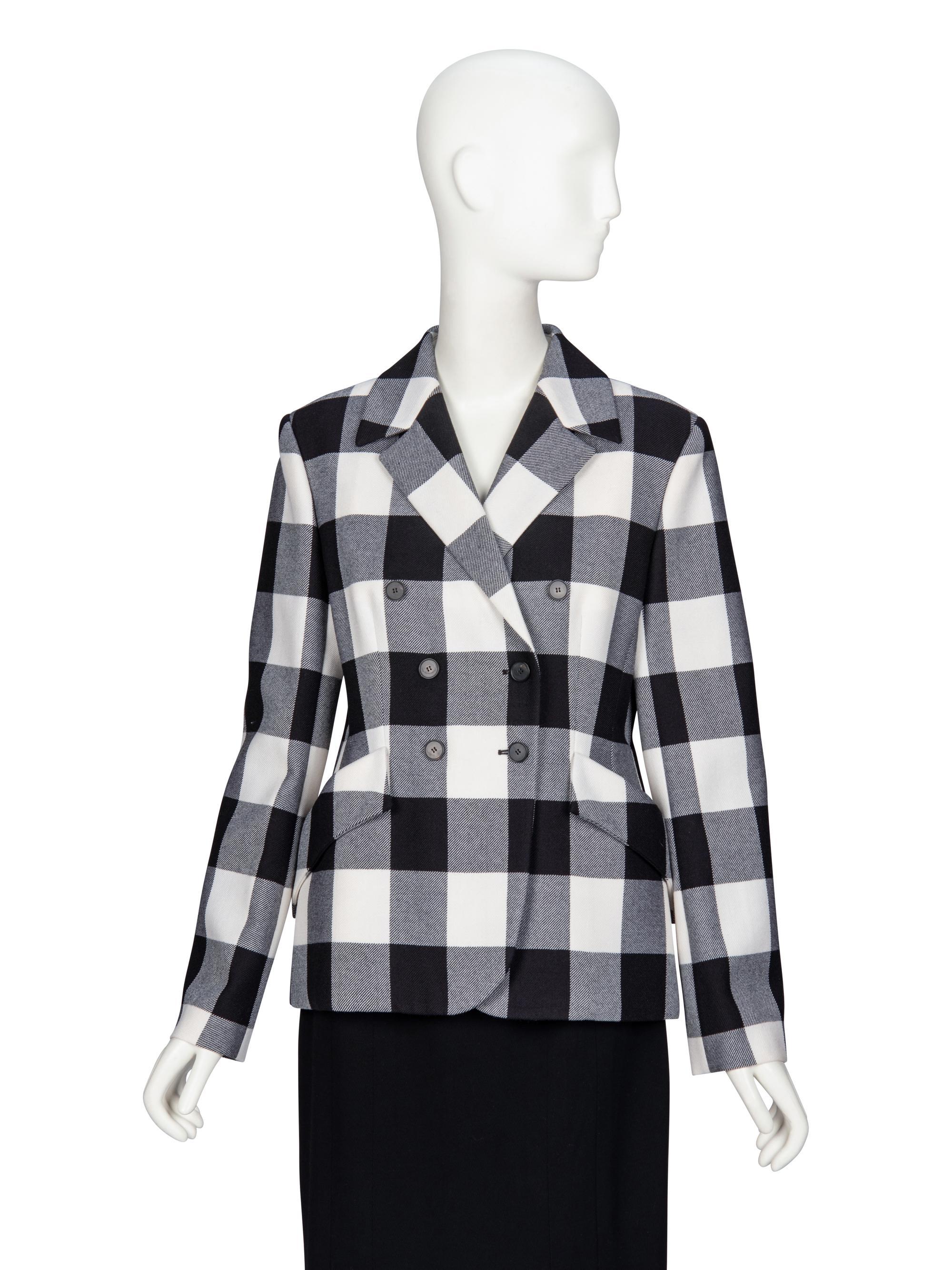Christian Dior by Maria Grazia Chiuri, Buffalo Plaid Bar Jacket