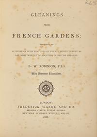 [Gardening] Robinson, W(illiam). Group of Four Works