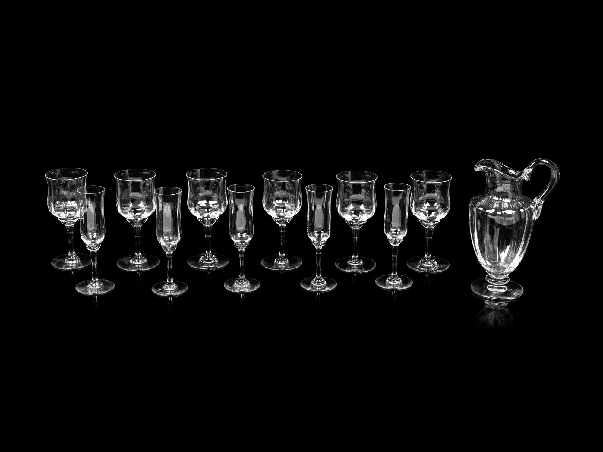 A Baccarat Capri Stemware Service
