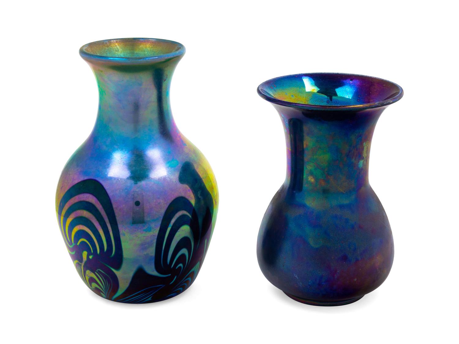Two Glass Vases