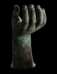 A Roman Bronze Hand of a Child