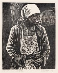 Elizabeth Catlett (American, 1915-2012) — Survivor, 1983