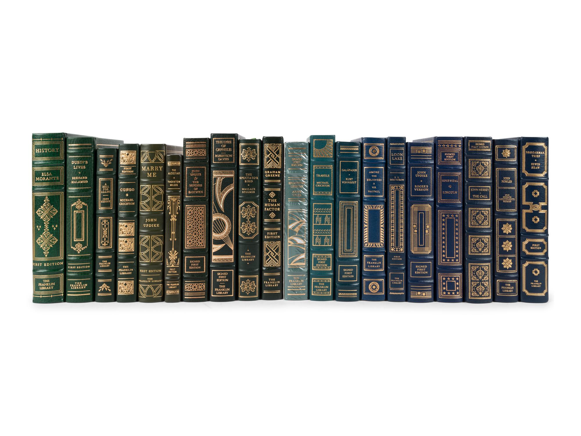 [BINDINGS]. A group of 51 works in 52 volumes published by the Easton Press and Franklin Library, including: