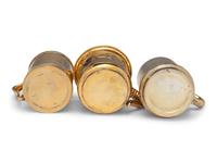 Three American Silver-Gilt Mugs