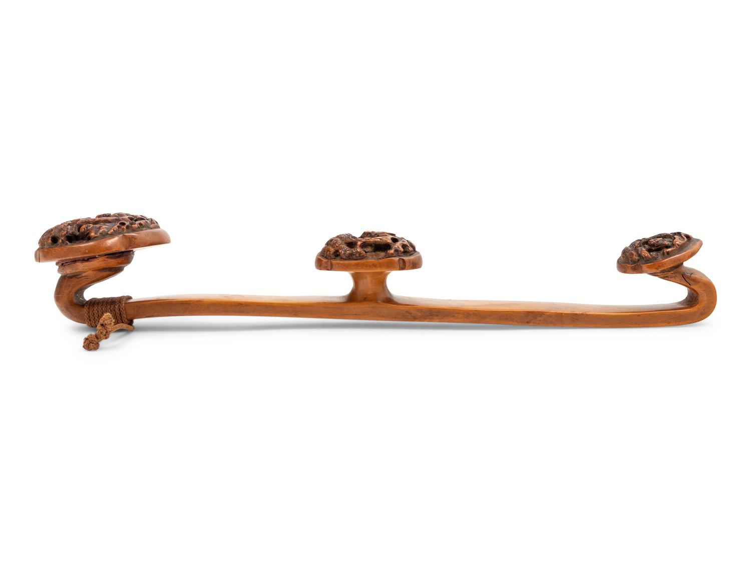 Two Chinese Ruyi Scepters
