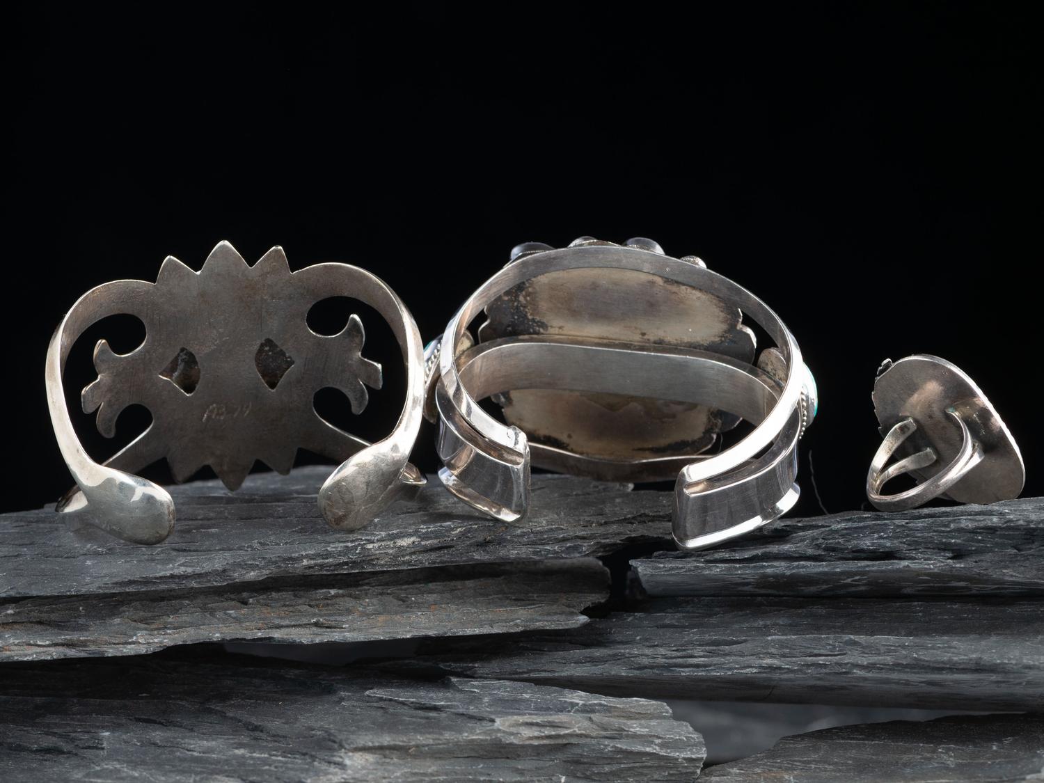 Navajo Silver and Turquoise Jewelry
