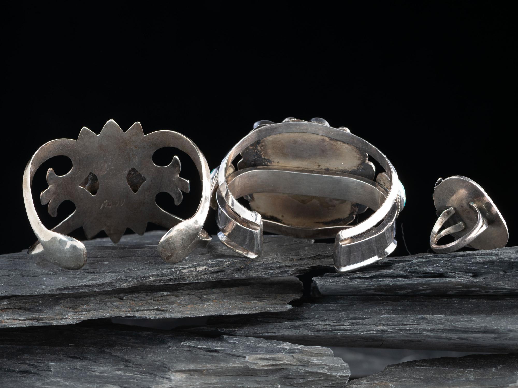 Navajo Silver and Turquoise Jewelry