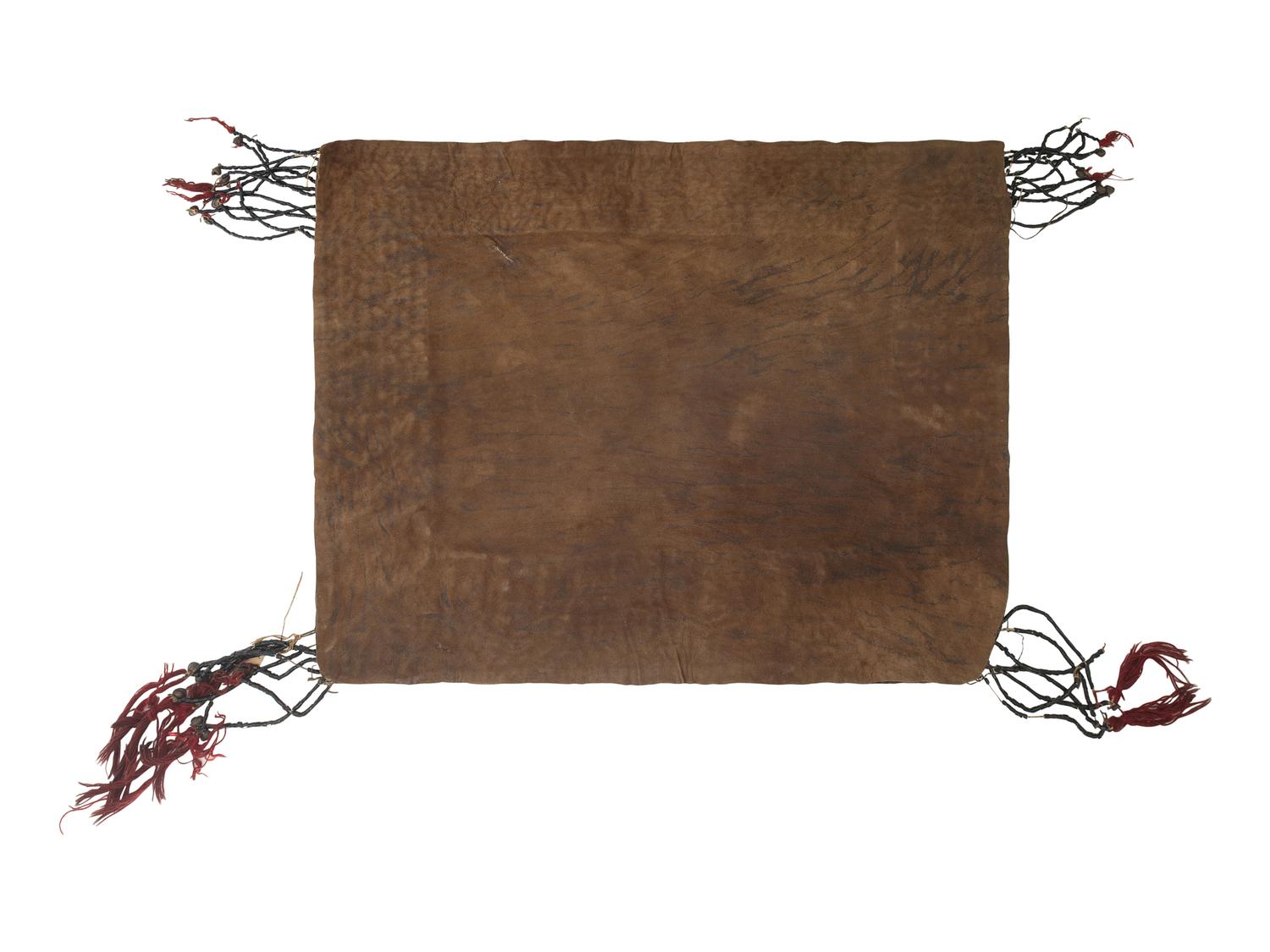 Sioux Beaded Hide Saddle Blanket