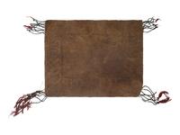 Sioux Beaded Hide Saddle Blanket