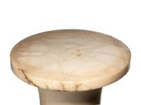 A Continental Carved Marble Pedestal