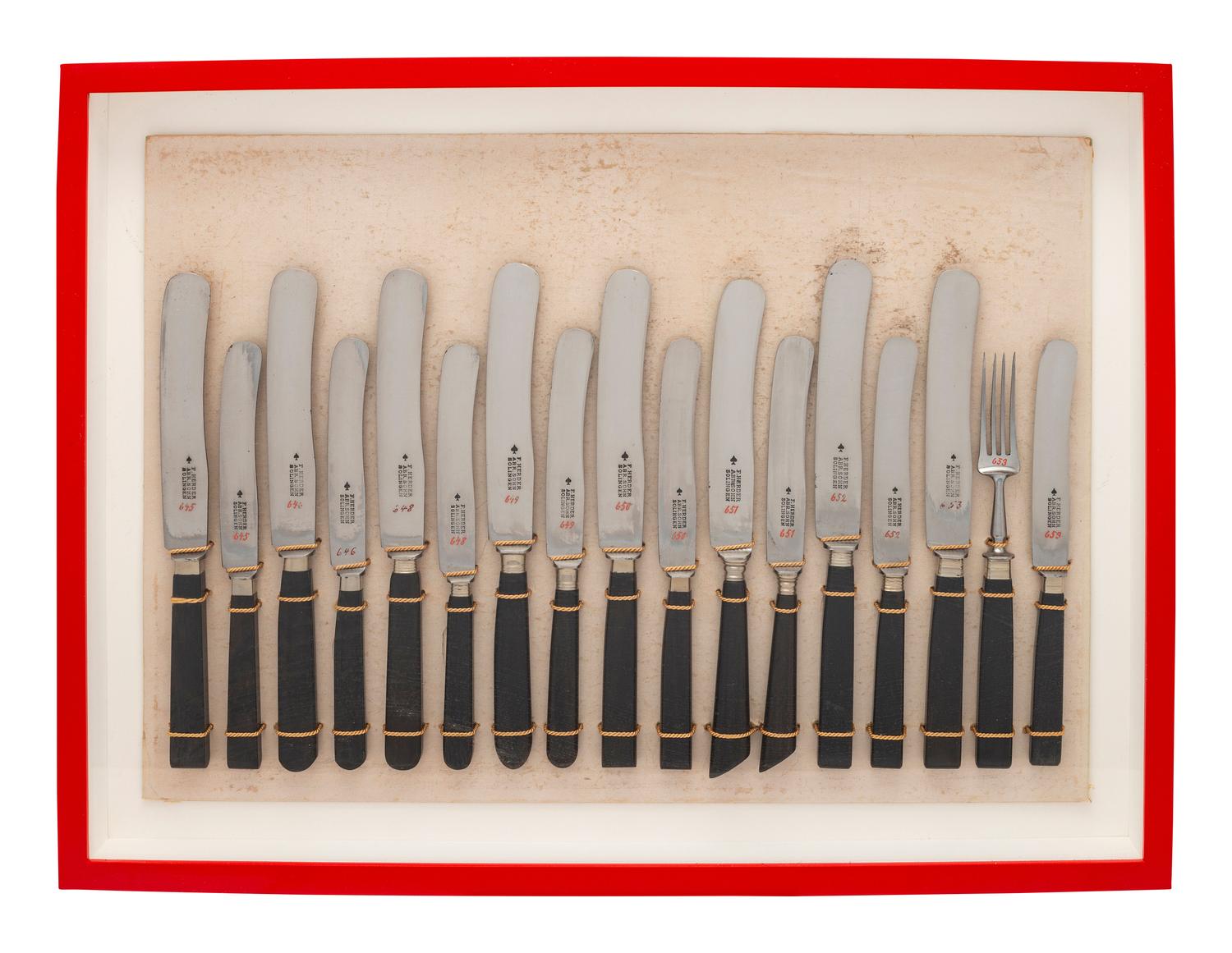 A German Salesman Sample Knife Set