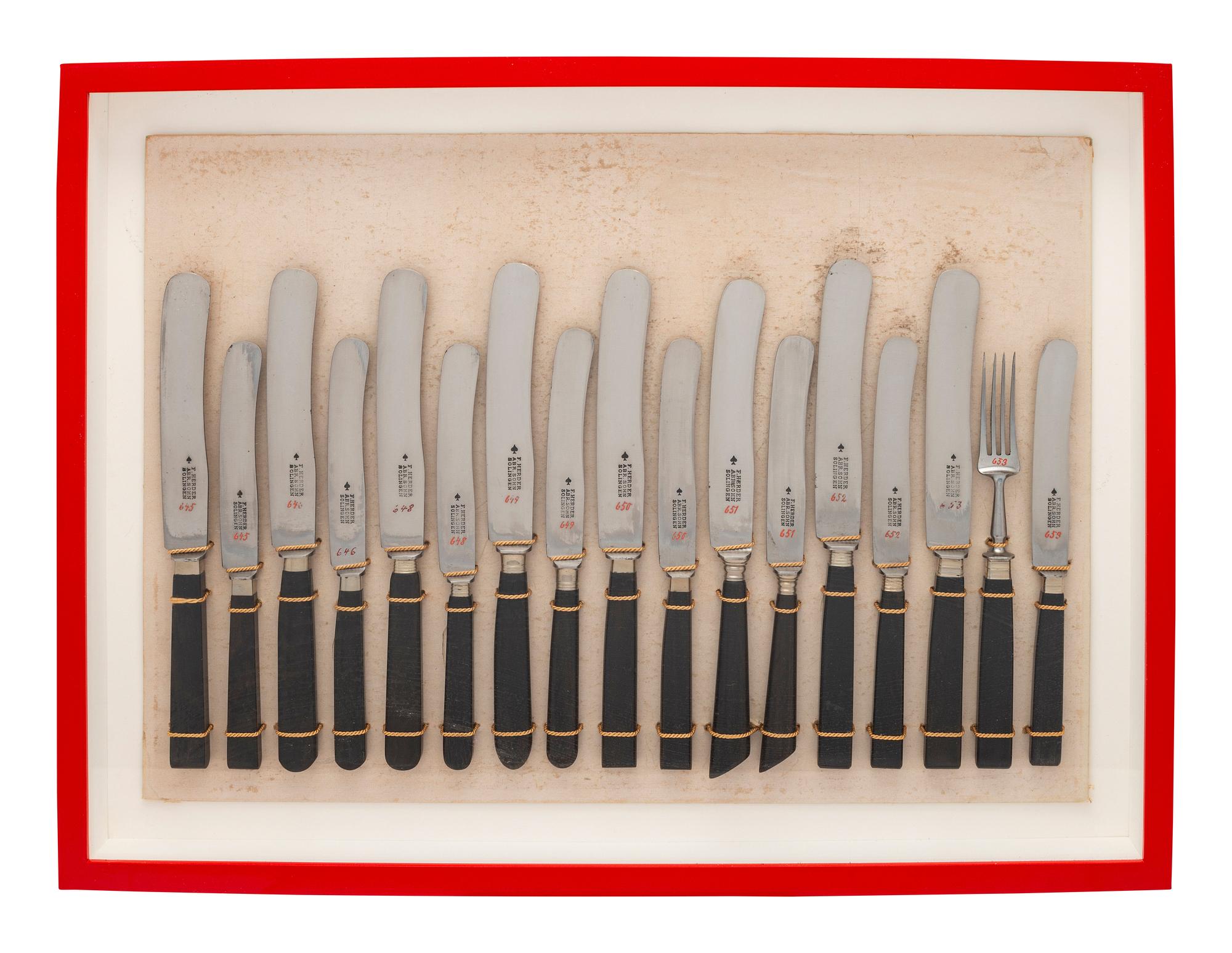 A German Salesman Sample Knife Set