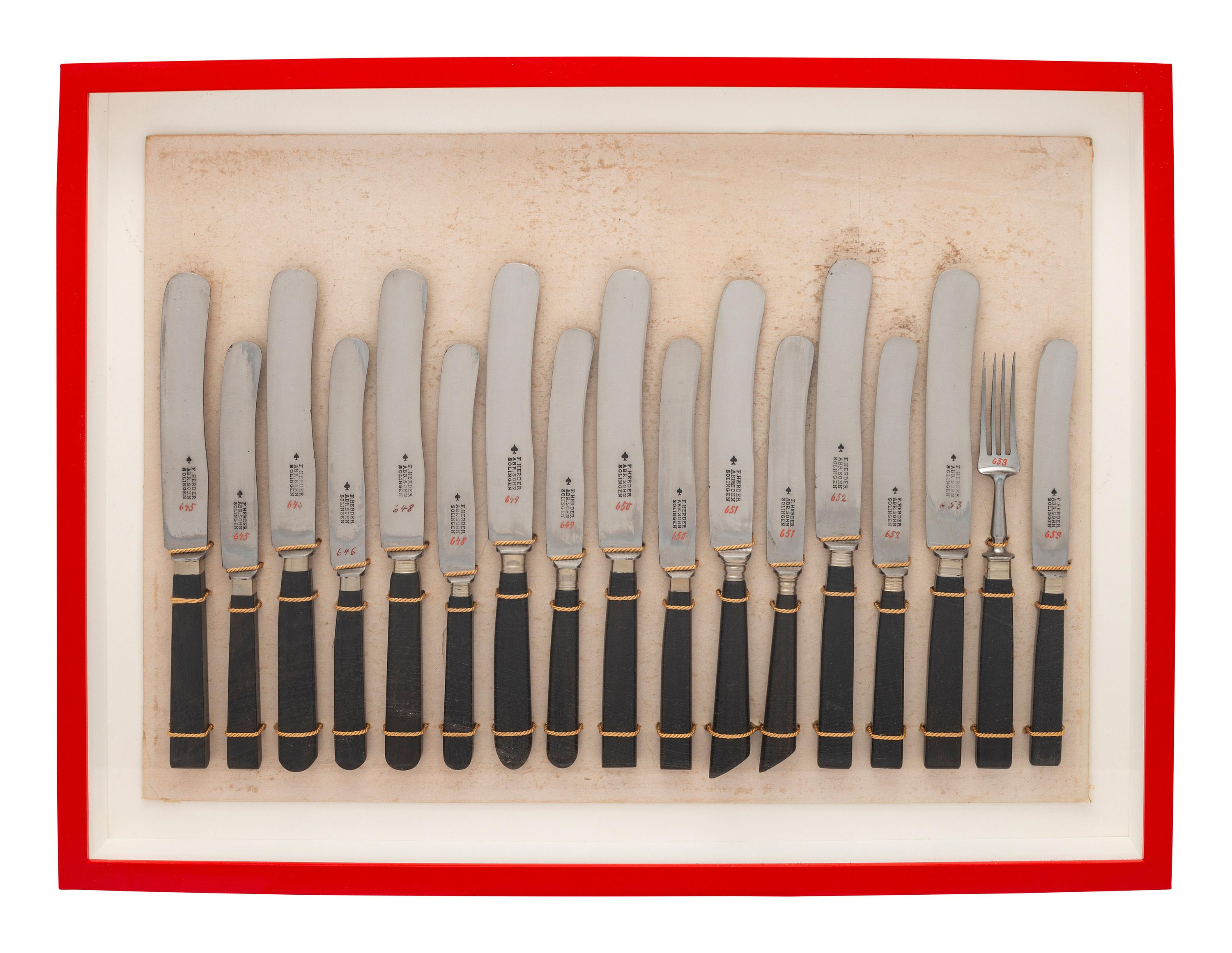 A German Salesman Sample Knife Set