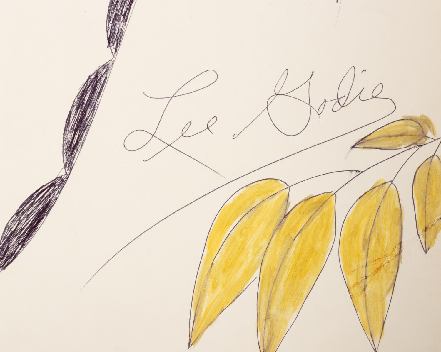 Untitled (Woman with Yellow Leaves)