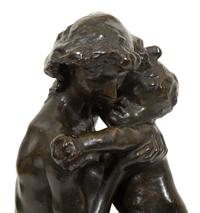 Frère et soeur , conceived c. 1890-91, this work cast in 1964