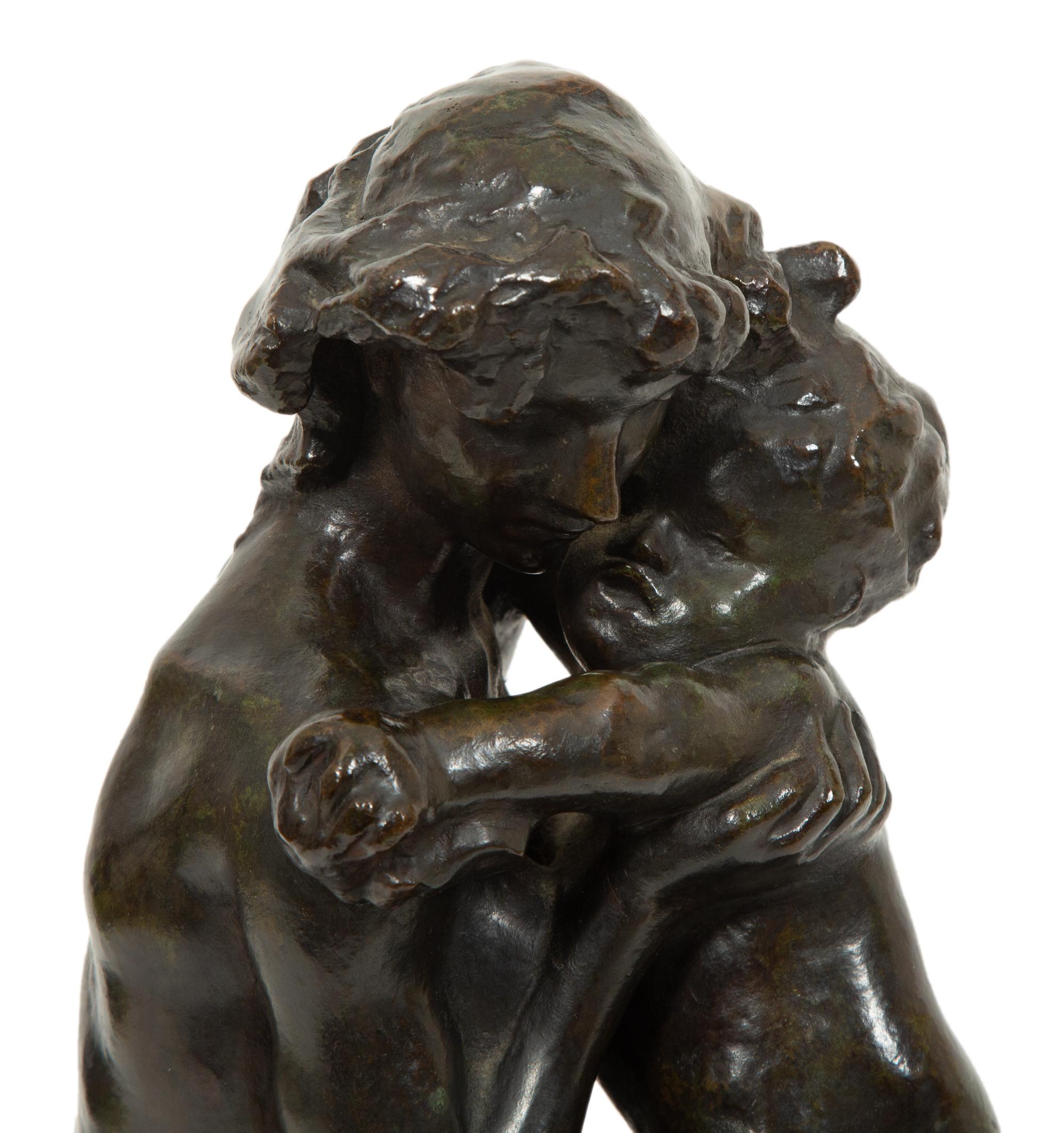 Frère et soeur , conceived c. 1890-91, this work cast in 1964