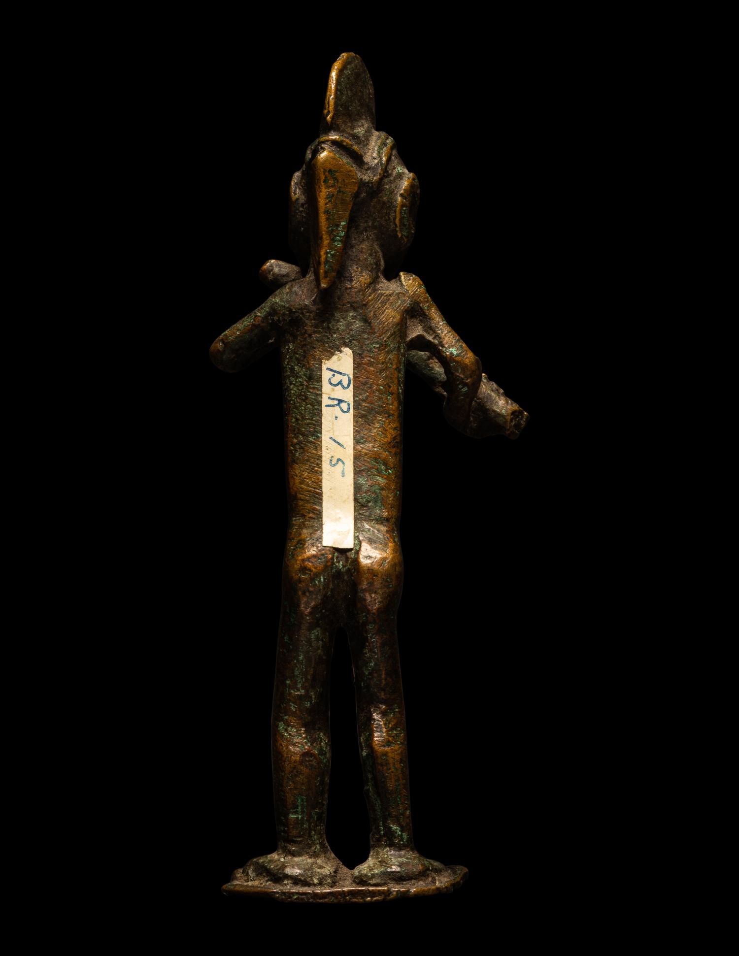 A Baule Bronze Standing Figure