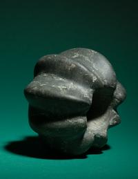 Two Chavin Stone Mace Heads