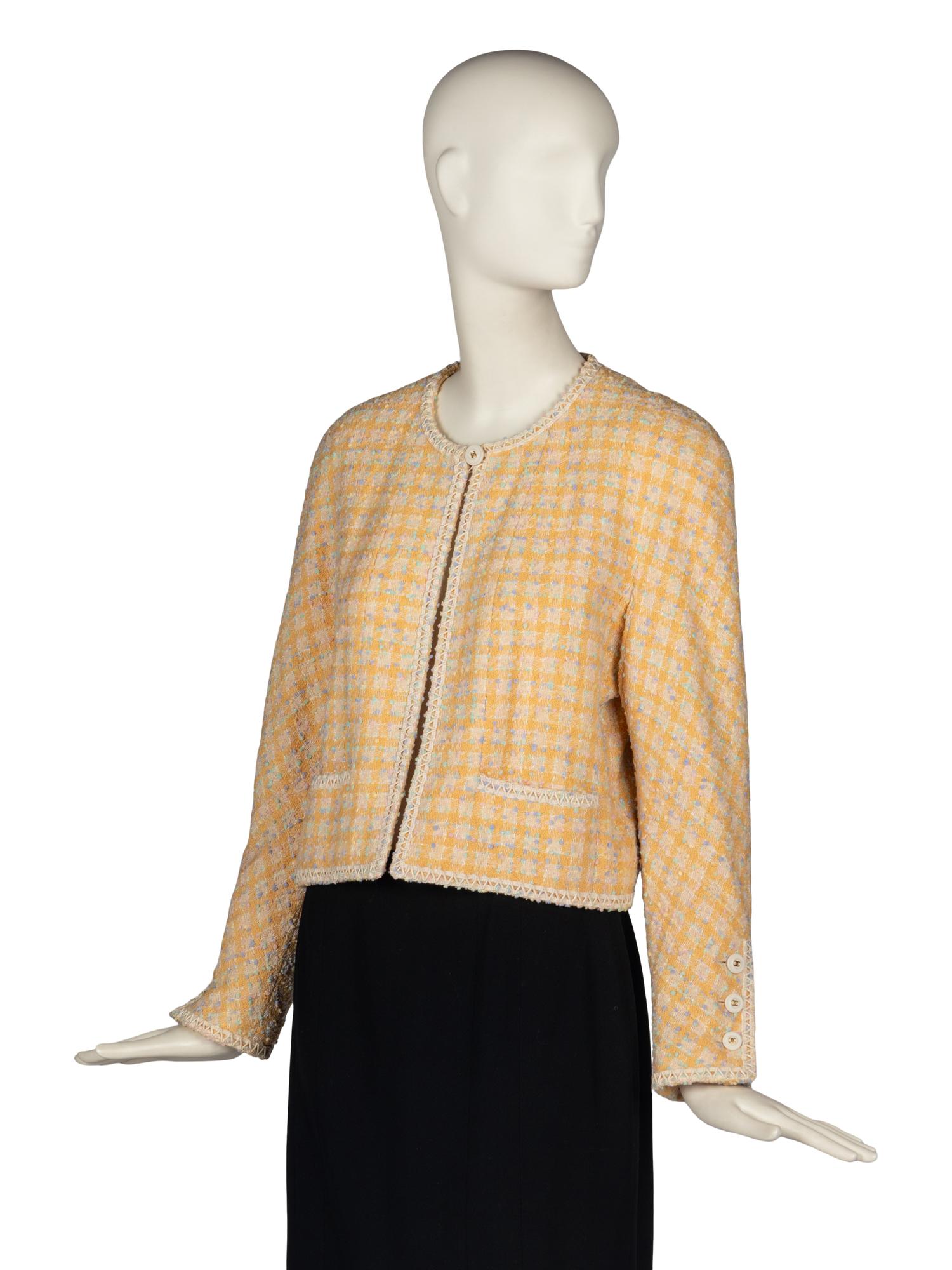Chanel Pastel Tweed Jacket