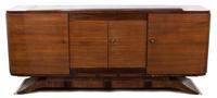 A French Art Deco Sideboard Height 39 x width 89 1/2 x depth 21 inches. — 20TH CENTURY