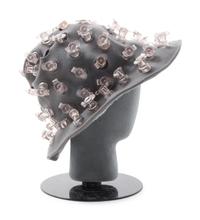 Black Issey Miyake Felt Hat with Inflation Valves, 1990s