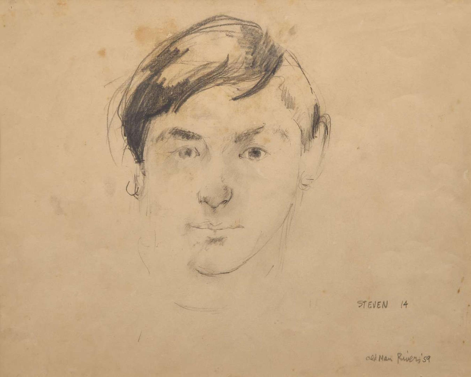 Larry Rivers (American, 1923-2002), Birthday Drawing
