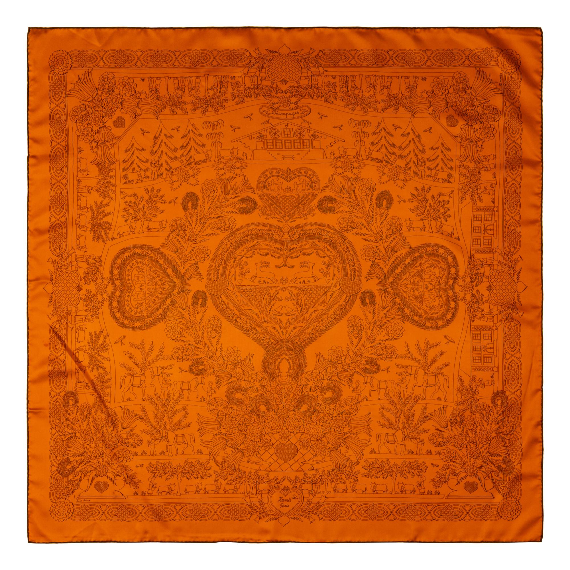 A Group of Four Hermès Scarves