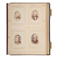 [African Americana] Yale College Photo Album of Faculty and Students, incl. African American Worker