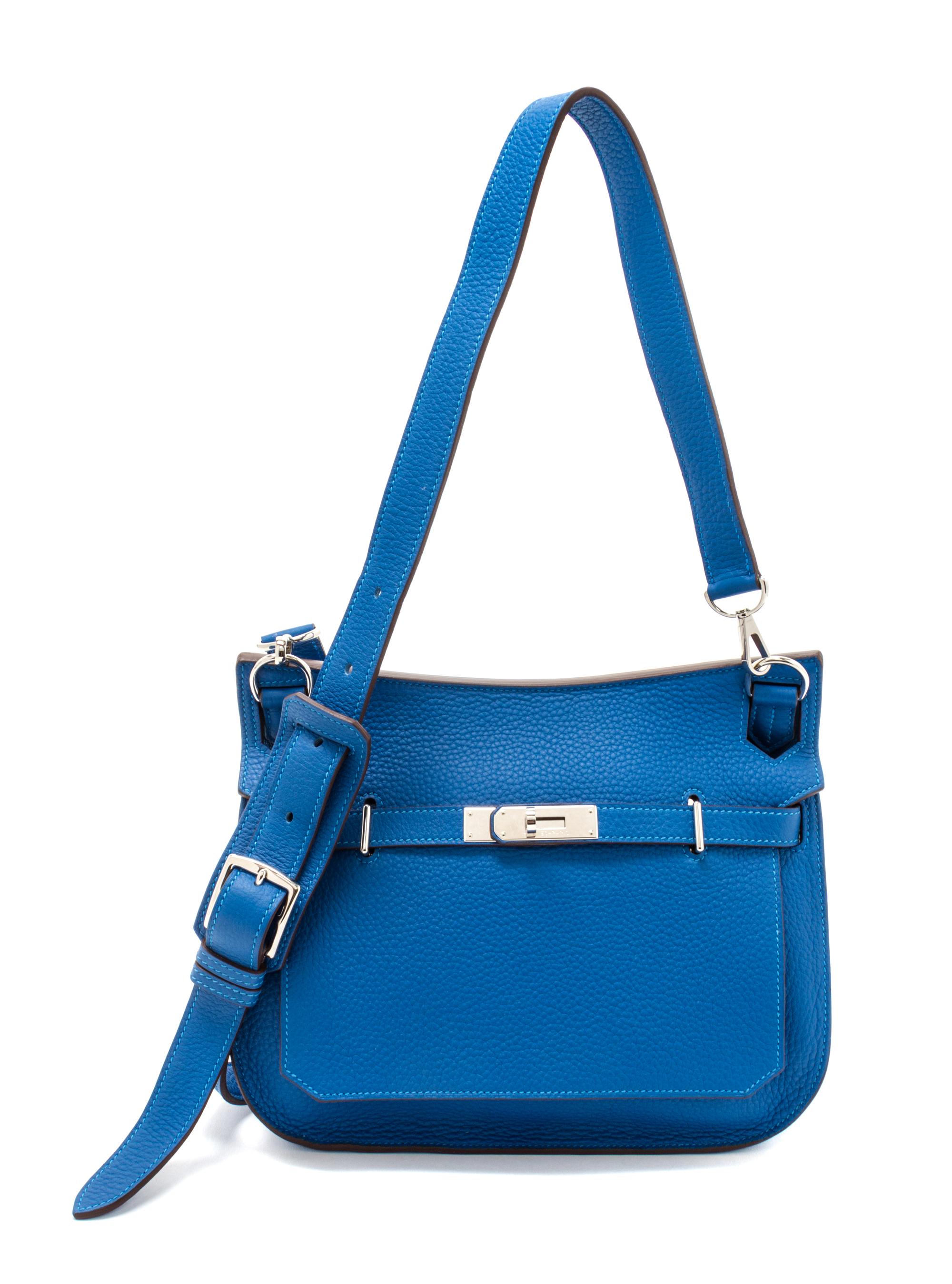 An Hermes Mykonos Taurillon Clemence 28cm Jypsiere Handbag, 11" x 8.5" x 5".