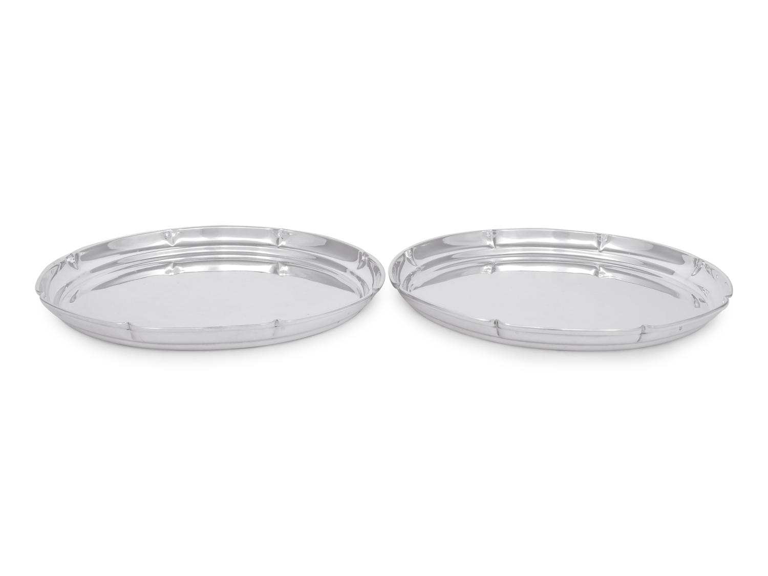 A Pair of Randahl Silver Dishes