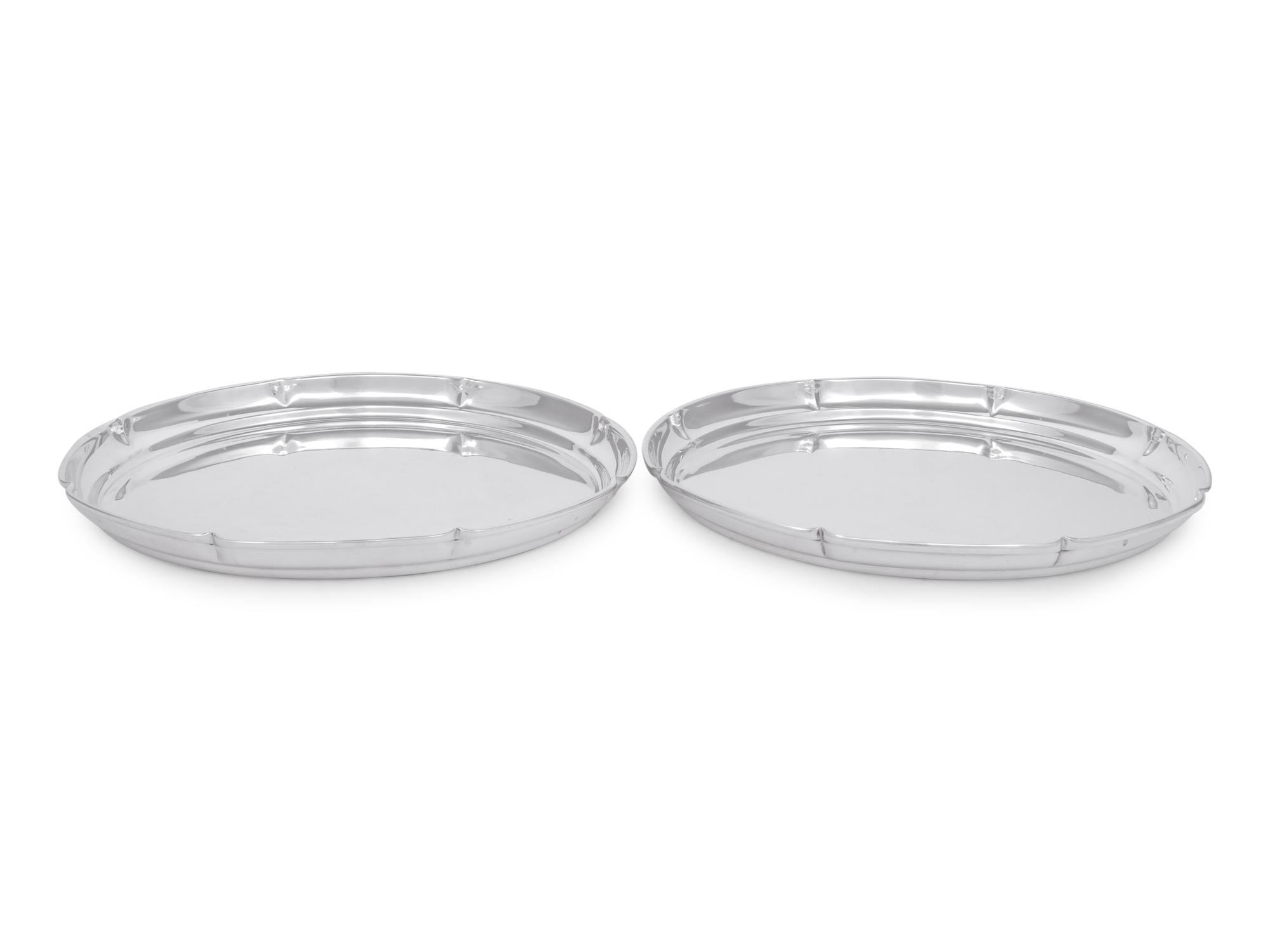A Pair of Randahl Silver Dishes