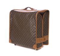 A Louis Vuitton Monogram Canvas Bi-Fold Garment Bag, 22 1/2 x 24 x 12 1/4 inches.