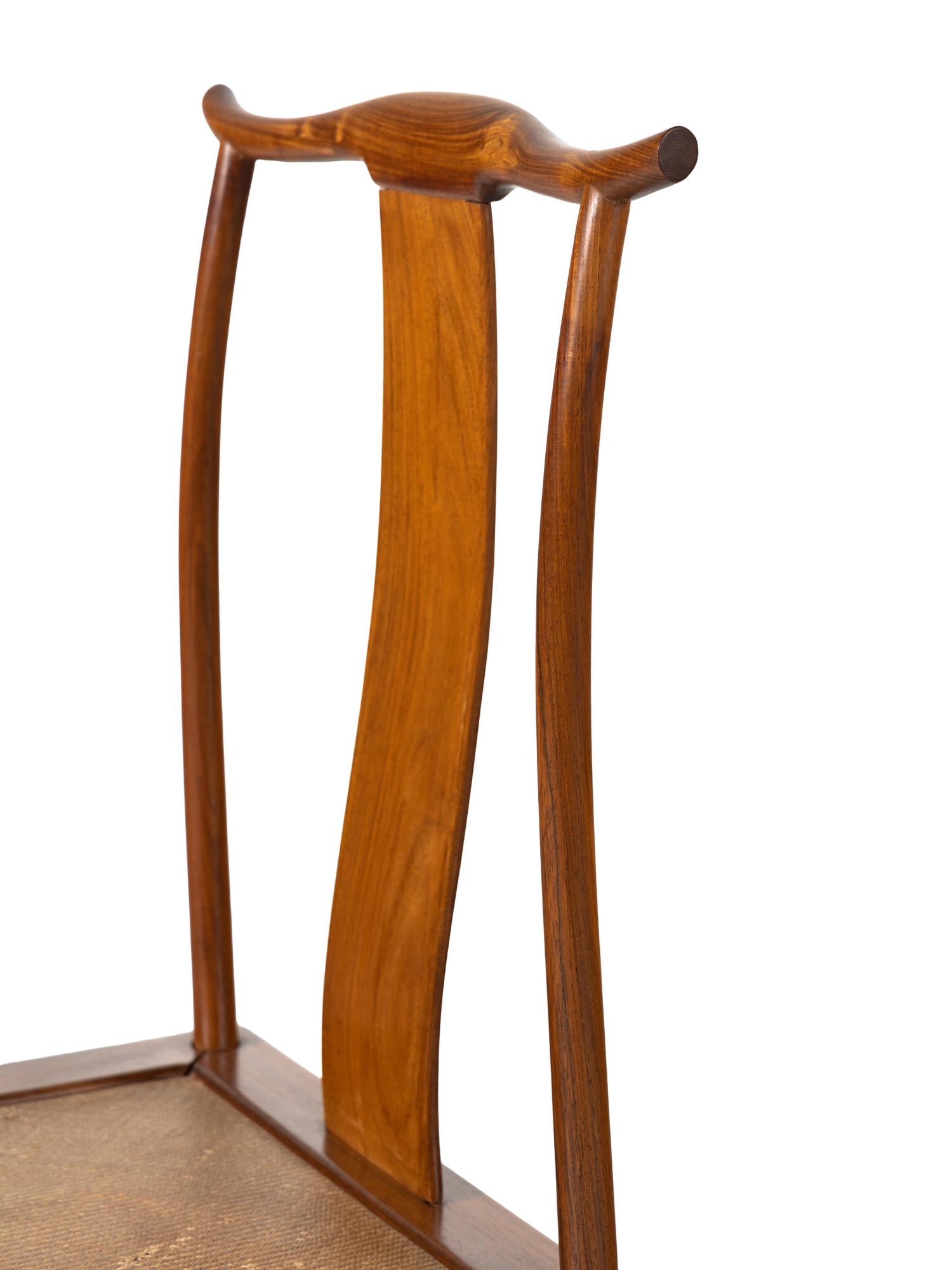 A Pair of Chinese Softwood Lamphanger Side Chairs, Dengguayi