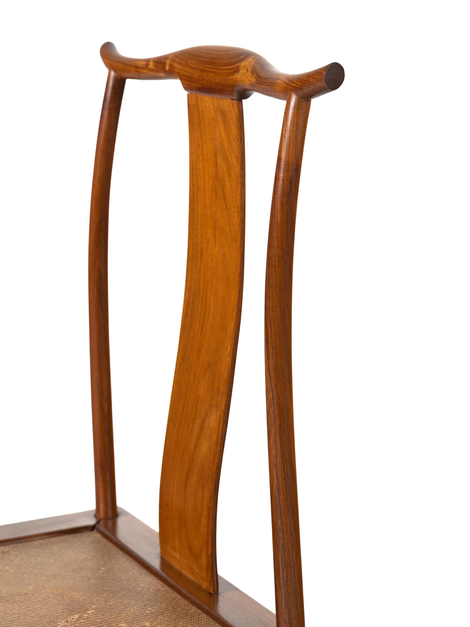 A Pair of Chinese Softwood Lamphanger Side Chairs, Dengguayi