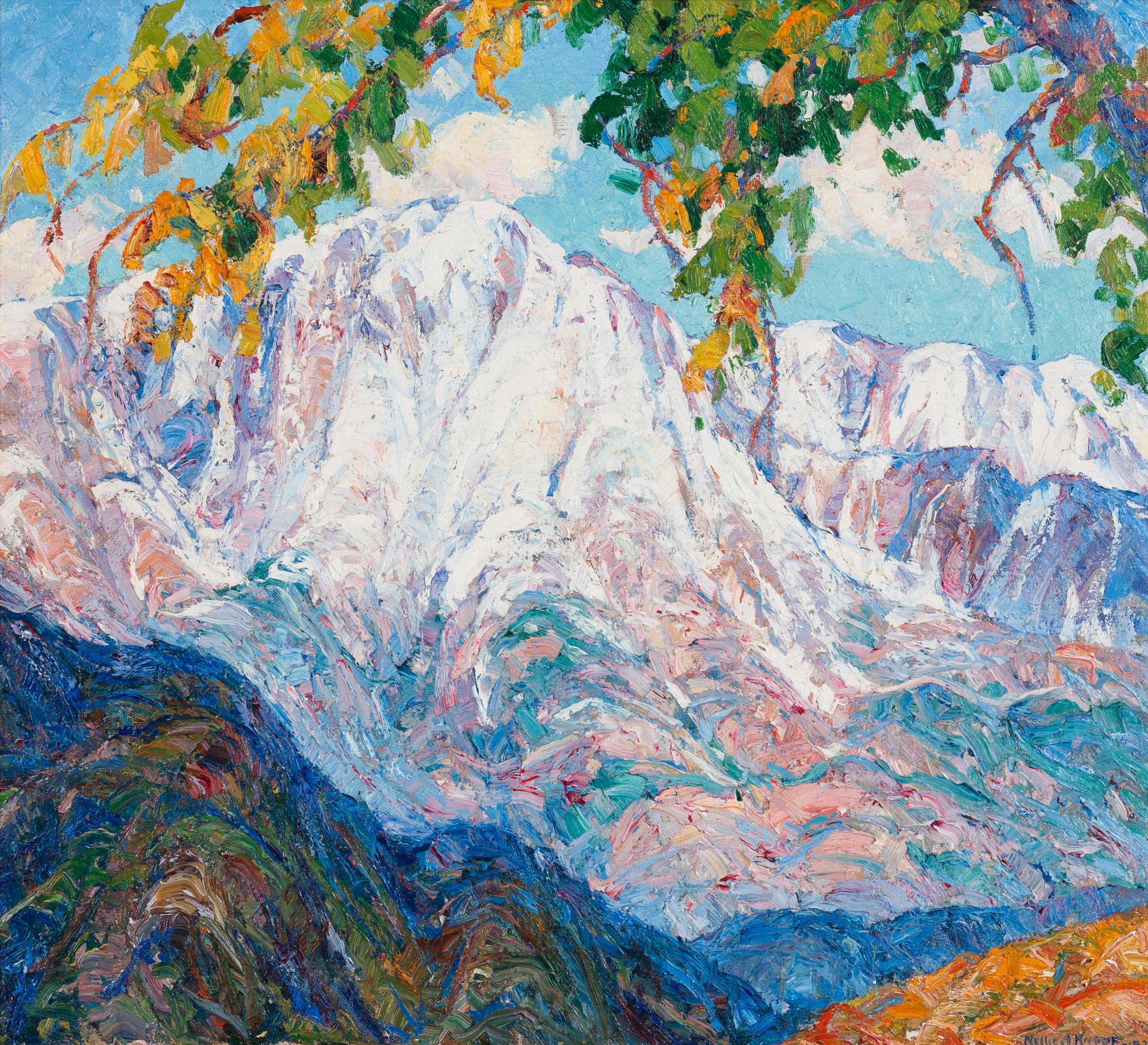 The First Snow on the Peak