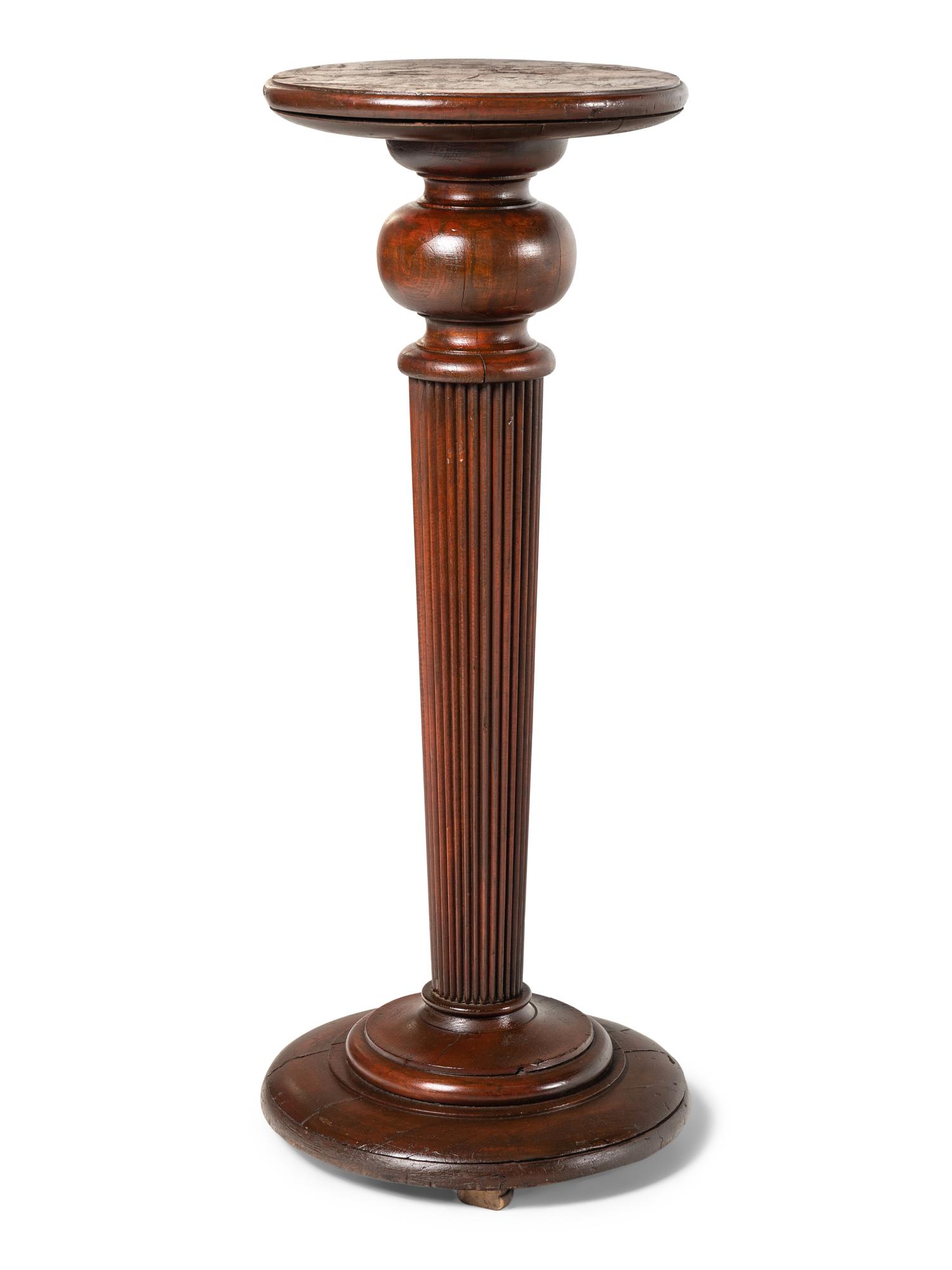 A Mahogany Pedestal