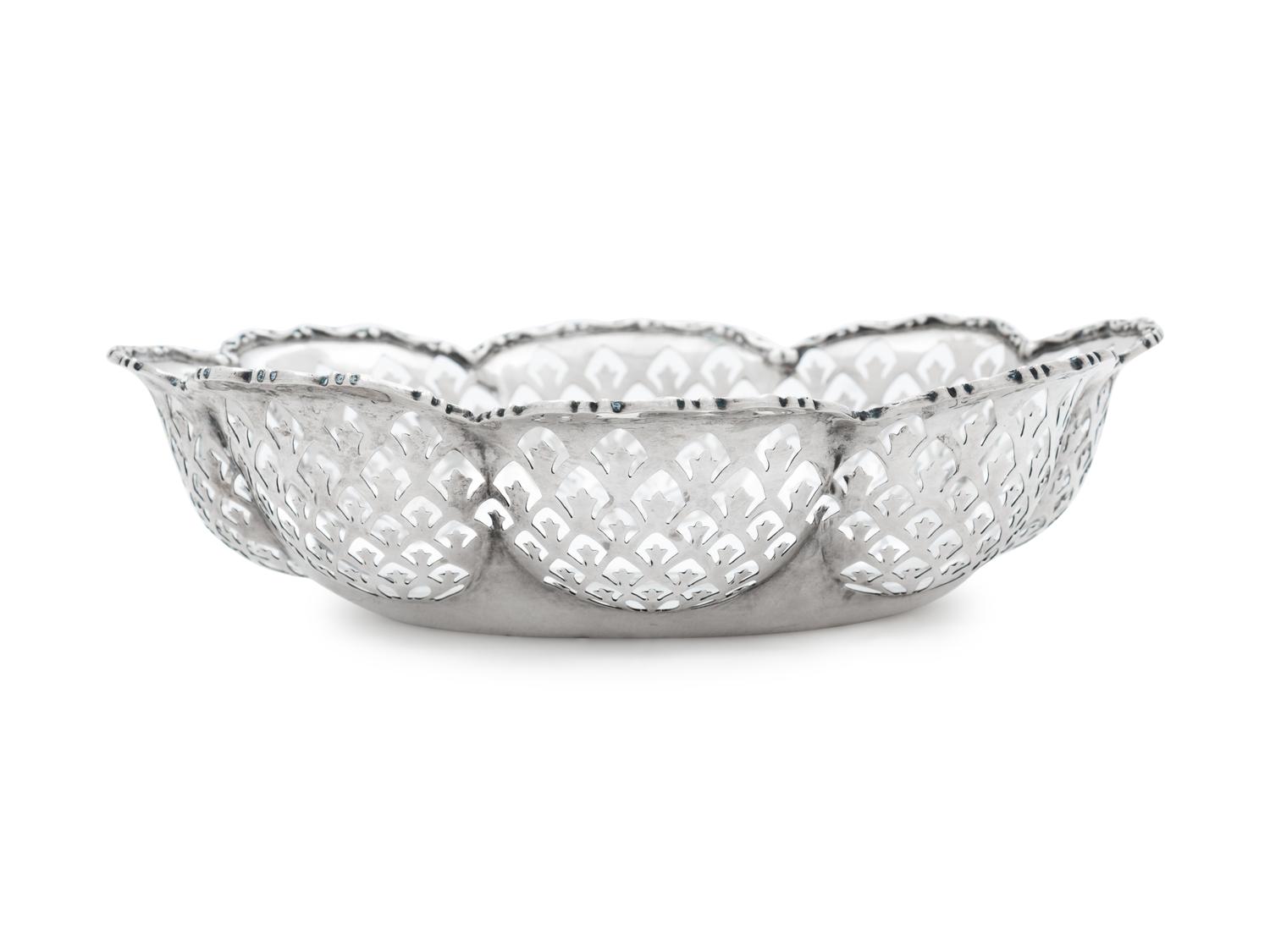 An English Silver Candy Bowl