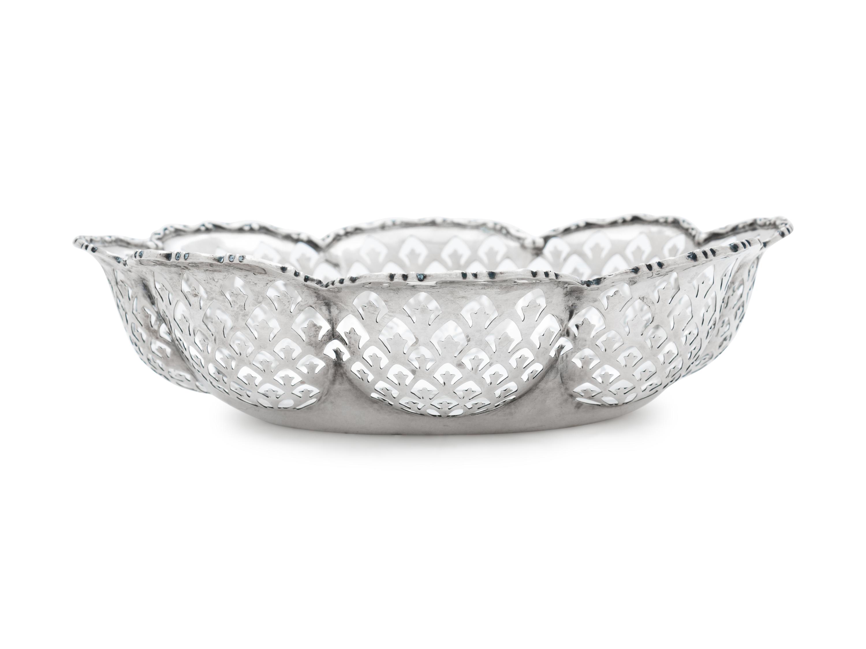An English Silver Candy Bowl