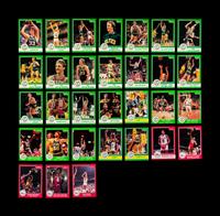 A Group of Assorted 1983, 1984, 1985 and 1986 Star Co. Basketball Cards, Including a John Stockton Rookie and Larry Bird Set,