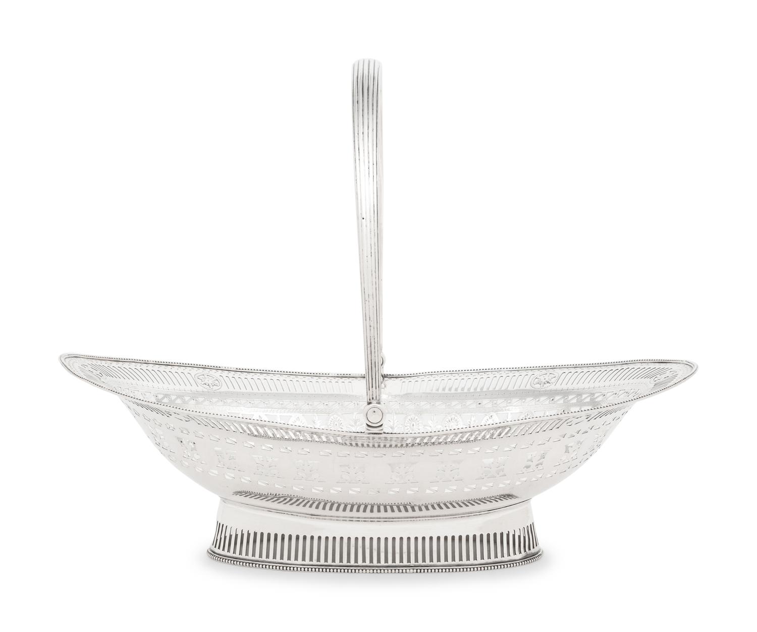 A George III Silver Centerpiece Basket