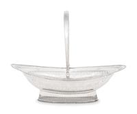 A George III Silver Centerpiece Basket