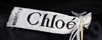 A Chloe Black Silk Evening Coat,