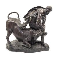 After Giambologna, (19th Century), Hercules Taming the Cretan Bull