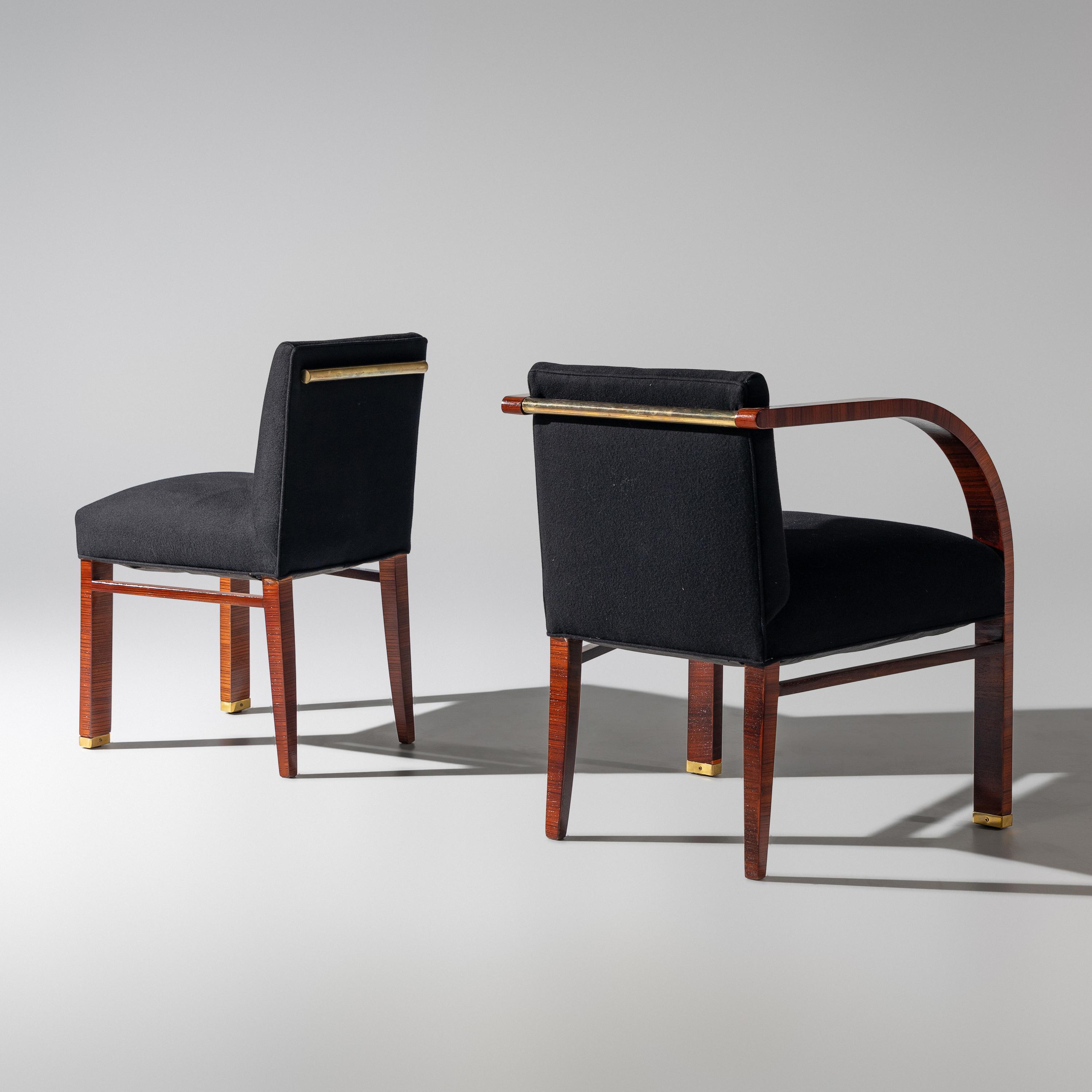 Set of 8 dining chairs, c. 1935