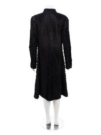 Giorgio Armani Trimmed Fur and Leather Coat