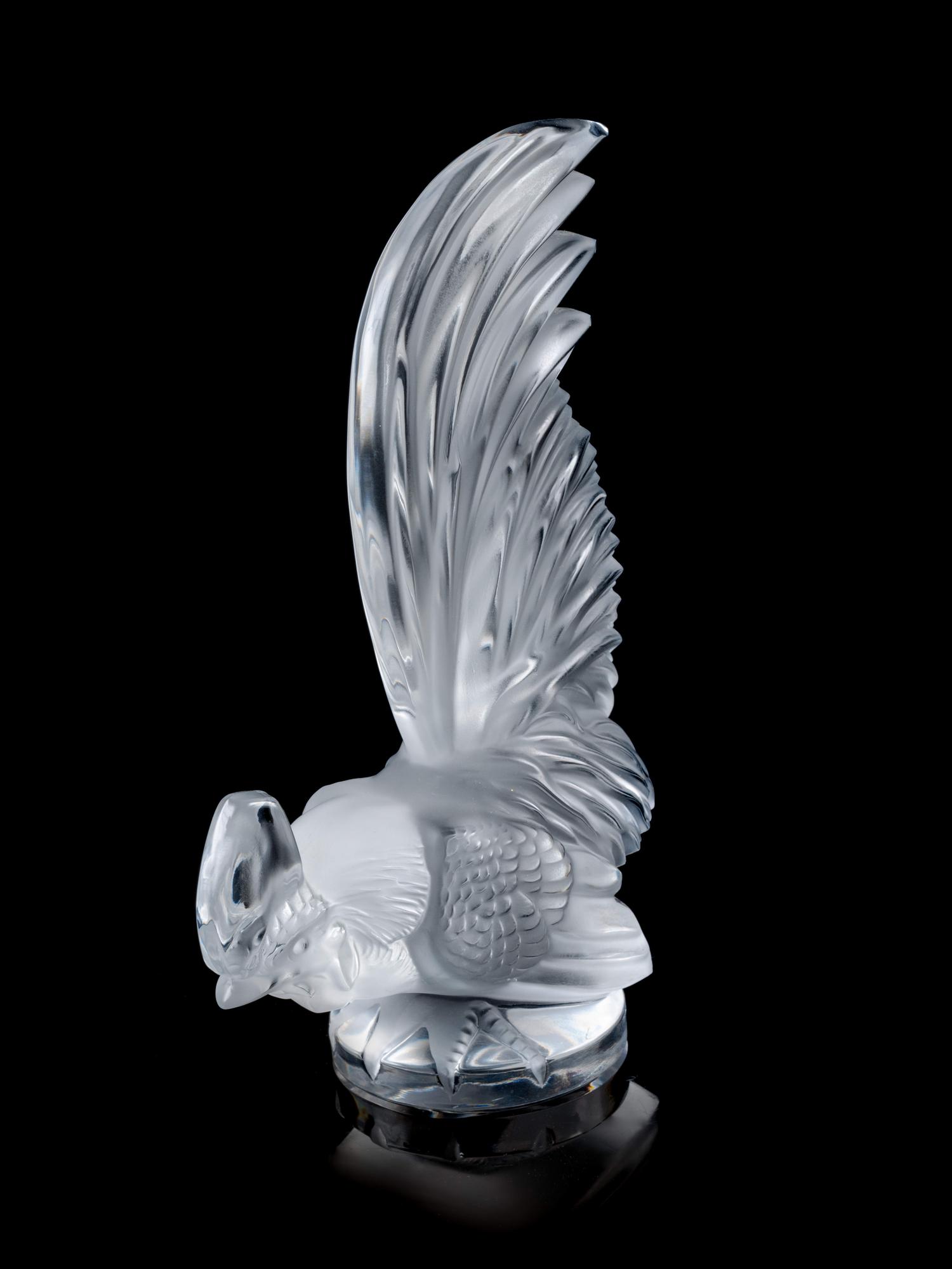 A Lalique Frosted Glass Figure — 20TH CENTURY