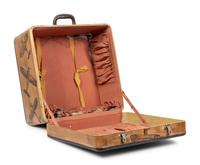 A Vintage Airplane Decorated Travel Case